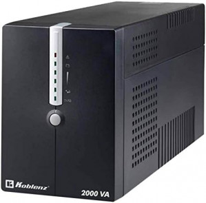 Koblenz 20012 USB/R No Break, 2000VA/1200W, con Regulador, 8 Contactos, USB, Ventilador Interno, hasta 50 min 